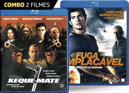 Blu-ray Xeque-mate E Fuga Implacável - Lote Com 2 Filmes